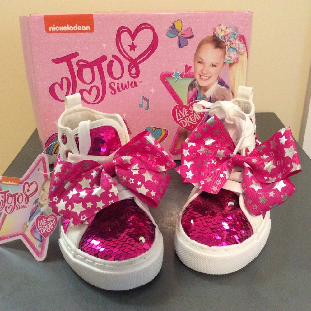Girls JoJo Siwa STAR GIRLS HIGH TOP SHOES